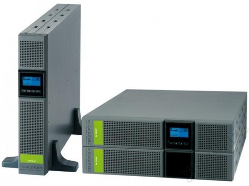Socomec Netys RT 1000VA/800W with additional B.C 8A w/o Battery NRT-U1000-RTCLA вид спереди