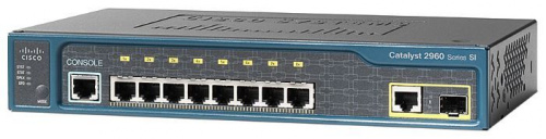 Cisco WS-C2960-8TC-S вид спереди