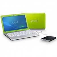 Sony VAIO VPC-Y21M1R Green + внешний DVD-RW