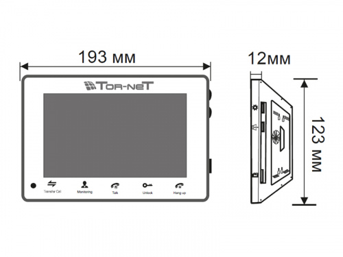 Tornet TR-29 IP W/412Si задняя часть