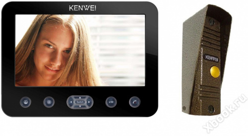 Kenwei KW-E706C черный/KW-139MCS комплект вид спереди