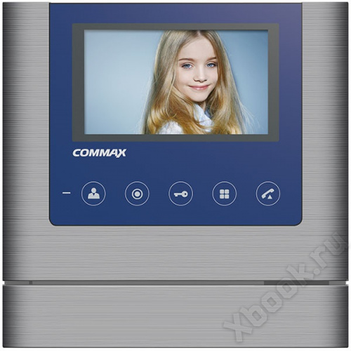 Commax CDV-43M(Metalo) серебро вид спереди